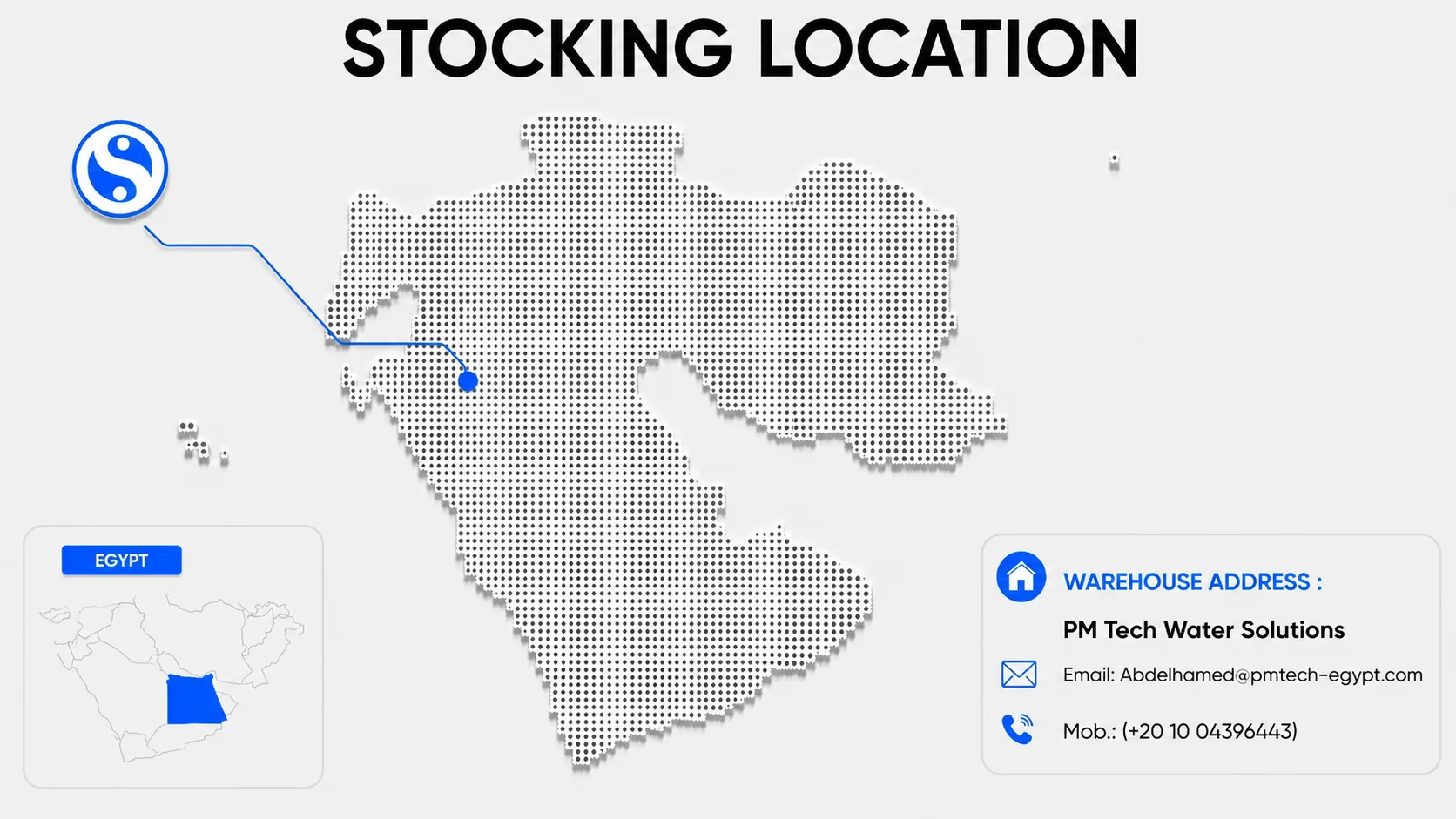 Shakti Pumps Egypt stocking locations