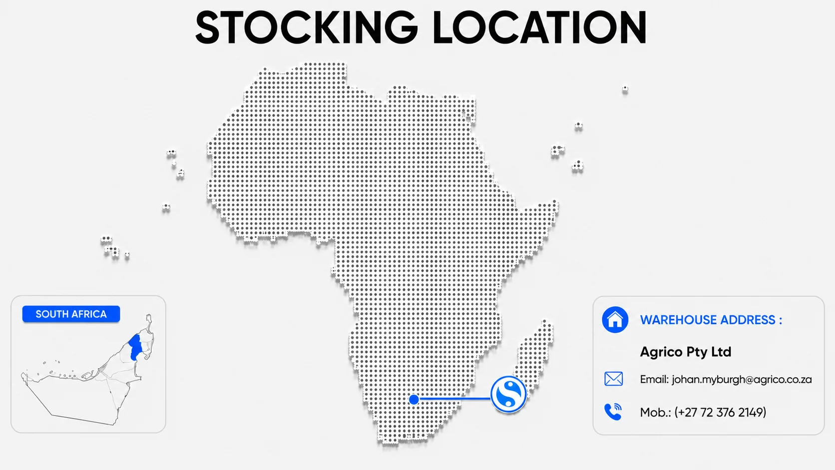 Shakti Pumps South Africa stocking locations